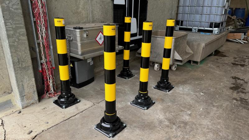 Bescherming van opbergkist van gevonden projectielen 