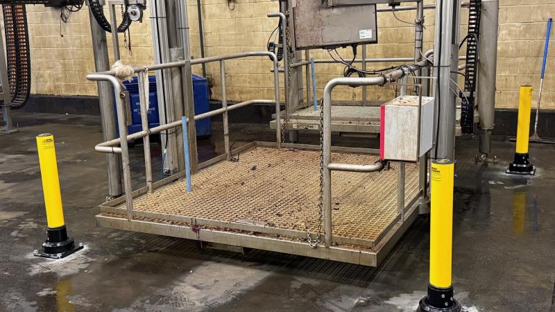 Bescherming van pneumatische lift bij Dosca Huidehandel